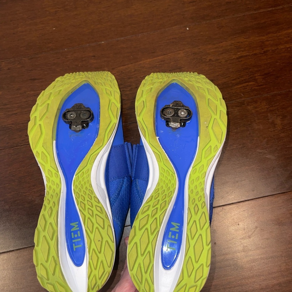 guc tiem slipstream blue indoor cycling Shoes 6.5 limited edition sold out - Picture 14 of 15